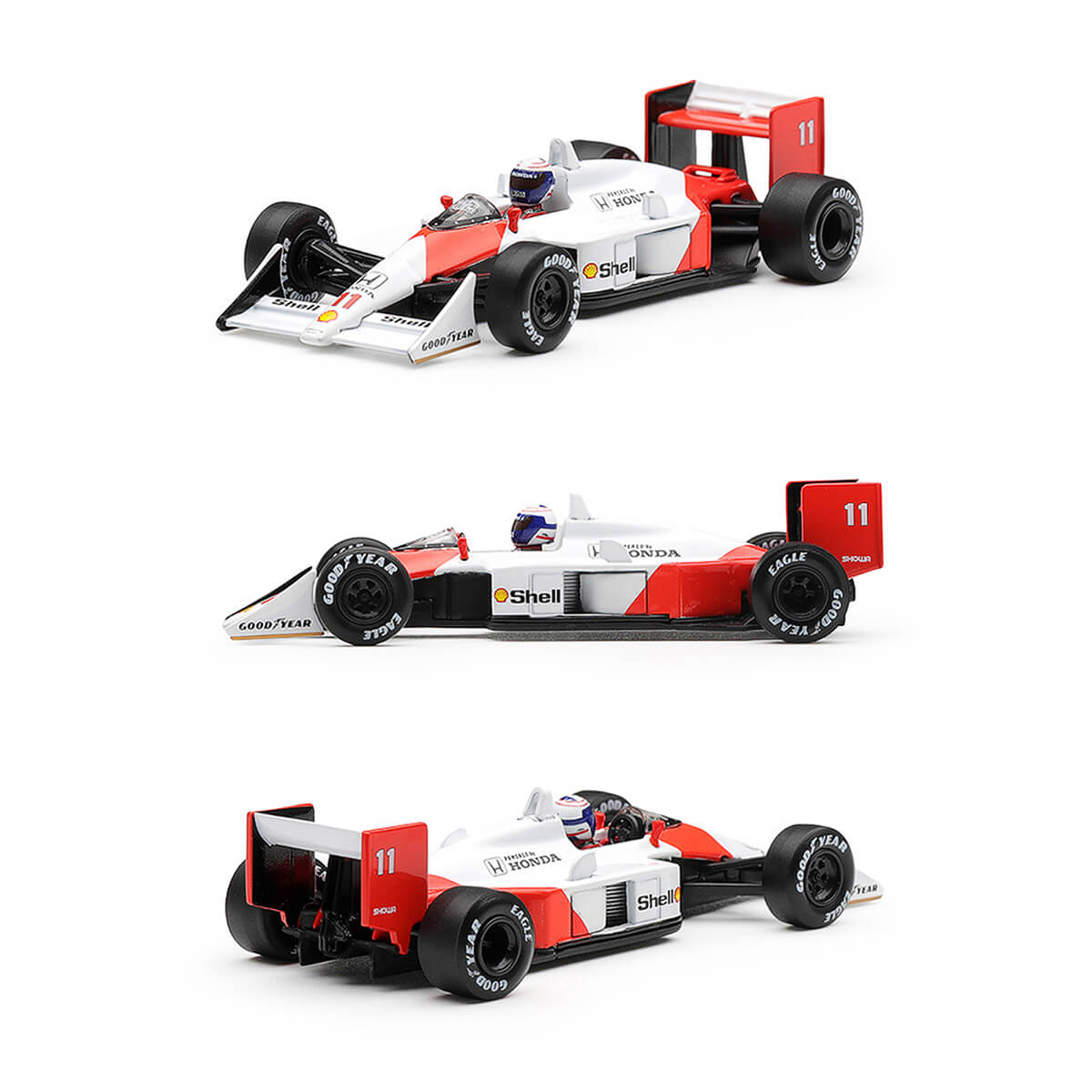 Mini GT #1315 McLaren MP4/4 #11 Alain Prost 1988 Canadian Grand