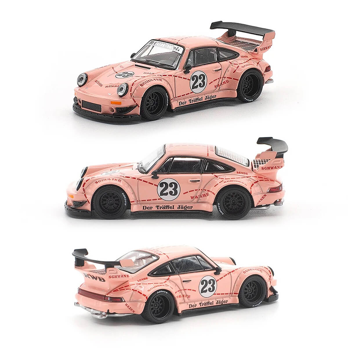 Pop Race Porsche RWB 930 Pink Pig - Loja Paulo da Venda