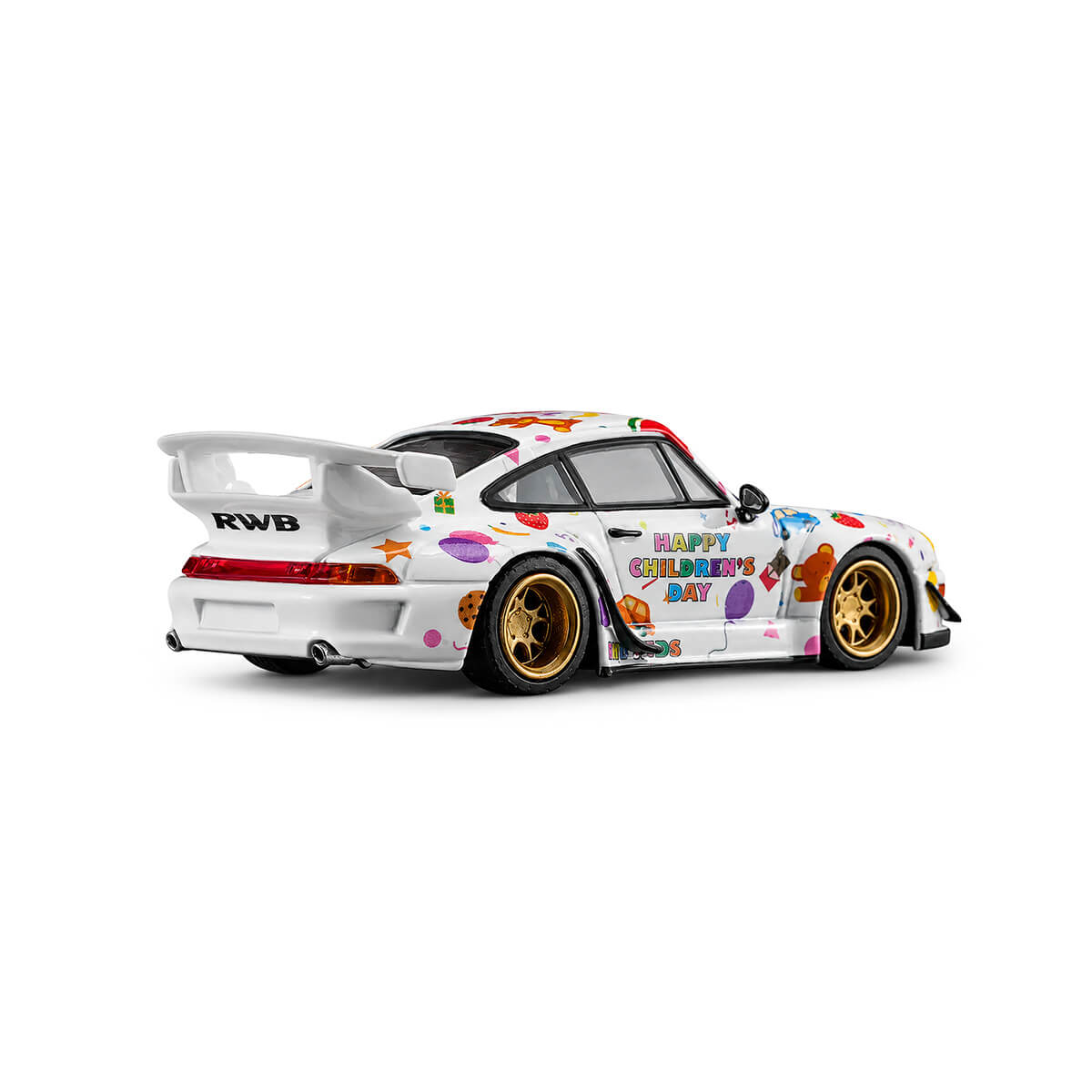 PRÉ-VENDA Motorhelix Porsche RWB 993 Happy Children's Day