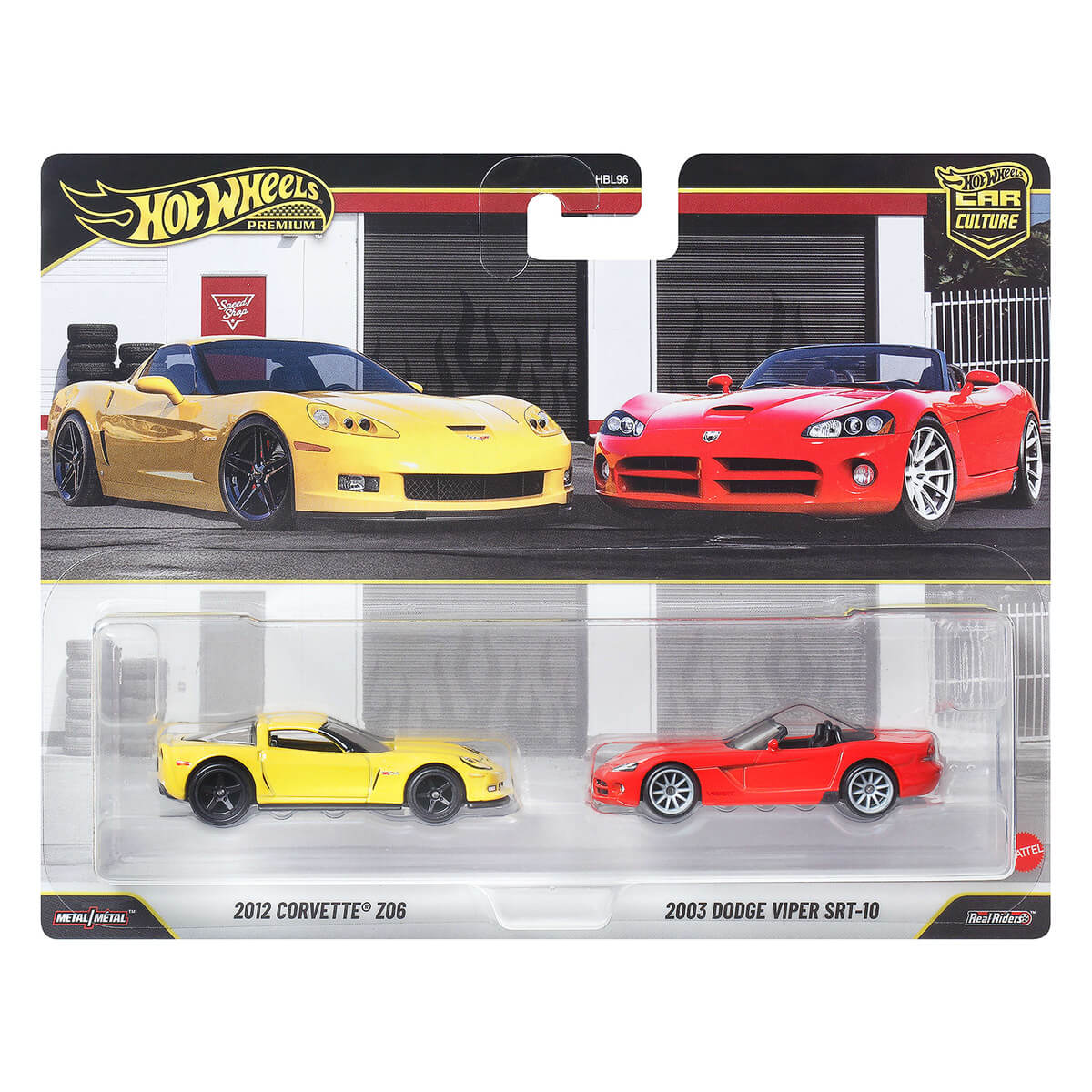 Carrinho Hot Wheels Premium 2 Pack Car Culture Set HBL96 - Paulo