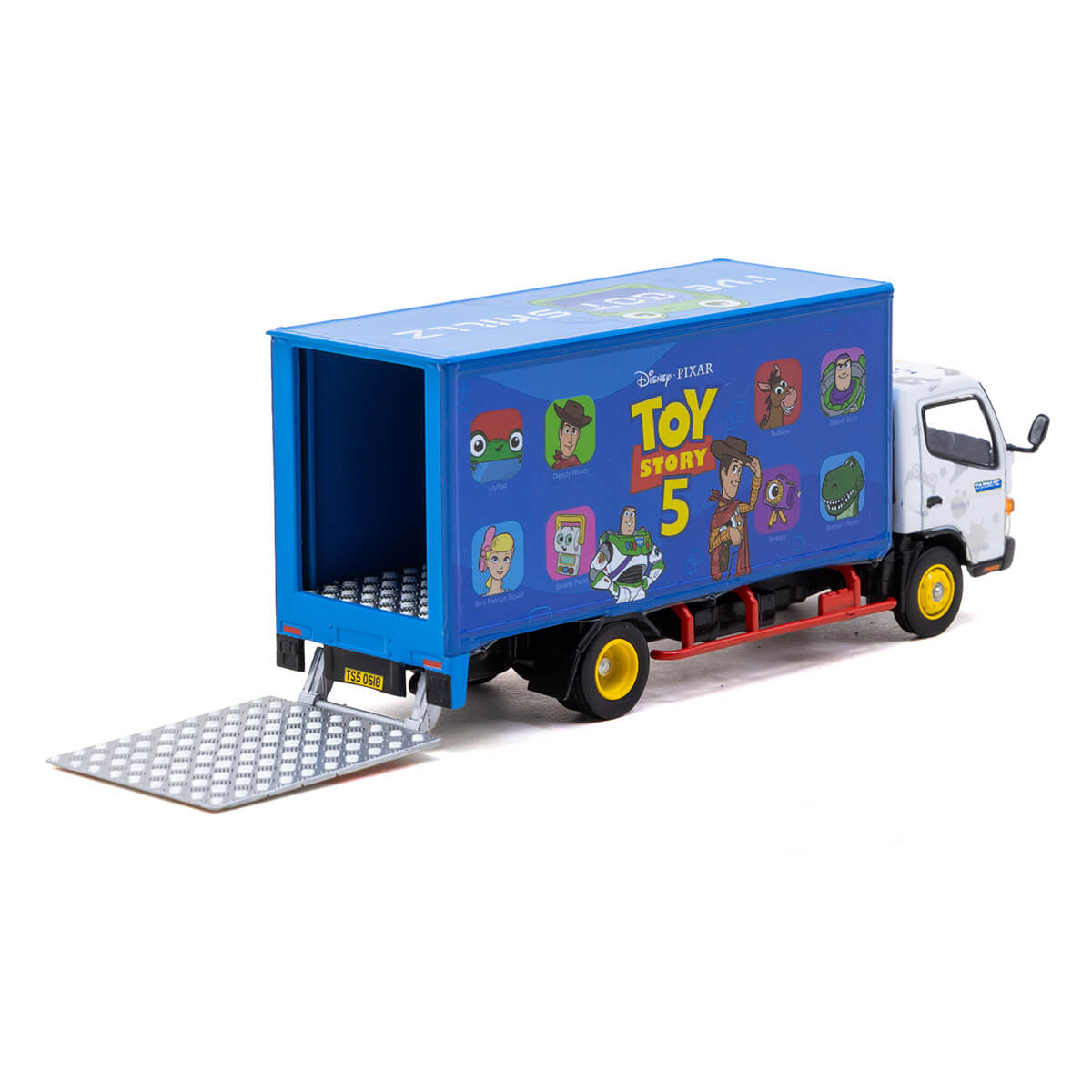 FUSO CANTER New Generation ミニカー 5個セット Tarmac Works Caminhão Mitsubishi Fuso Canter Toy Story 5 1:64