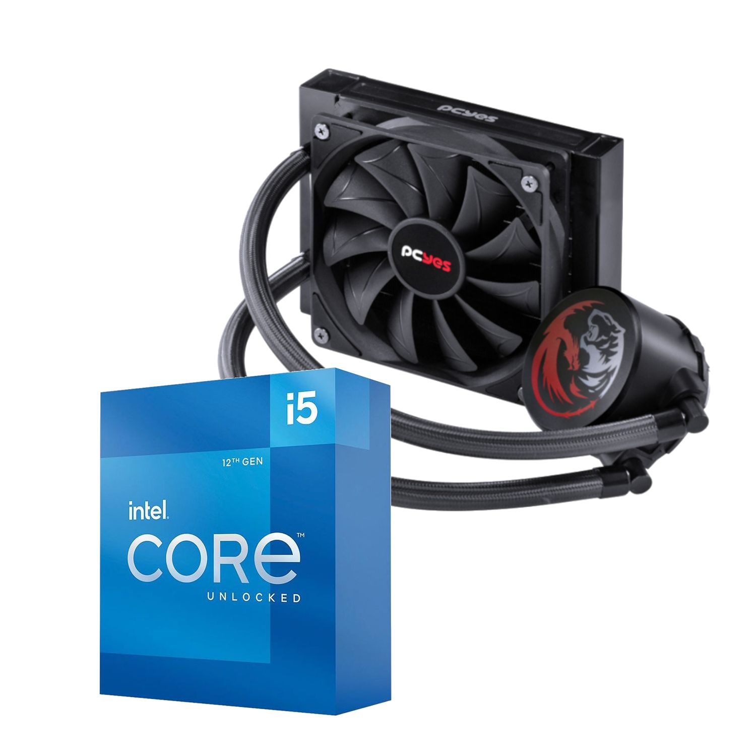 Kit Placa mãe B660m I5 12600K Water Cooler e 16gb 3200Mhz Estoque