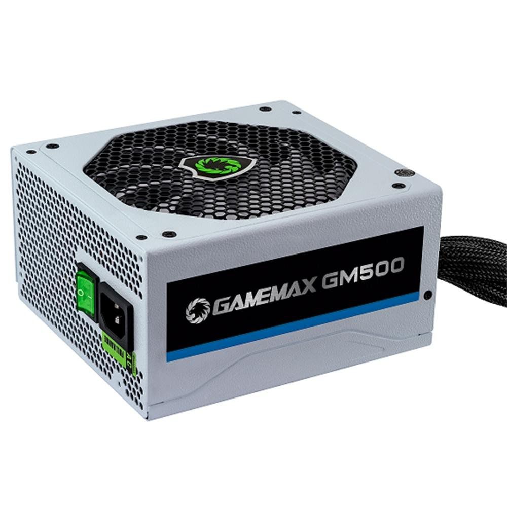 Fonte 500w Gamemax Gm500 80 Plus Bronze Pfc Ativo Sem Caixa