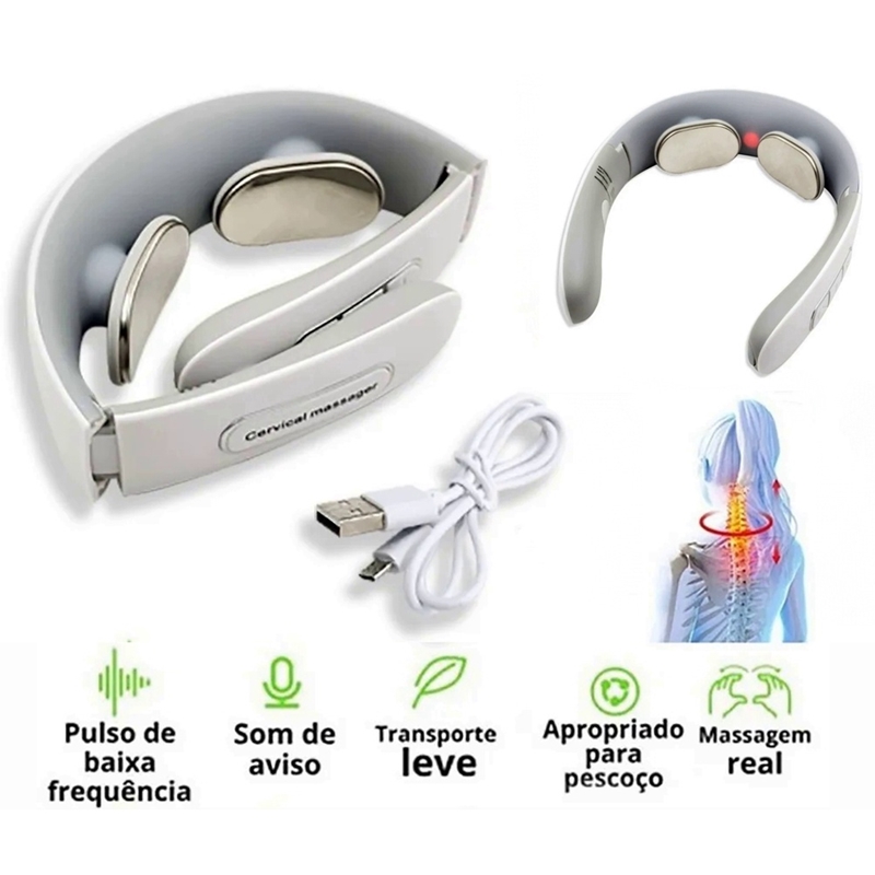 Massageador Cervical Eletrico Portatil De Pescoco - Datta & Quality
