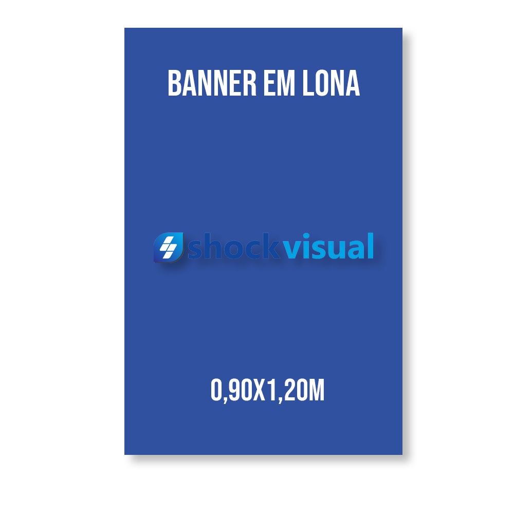 Banner Em Lona X M Shock Visual E Commerce