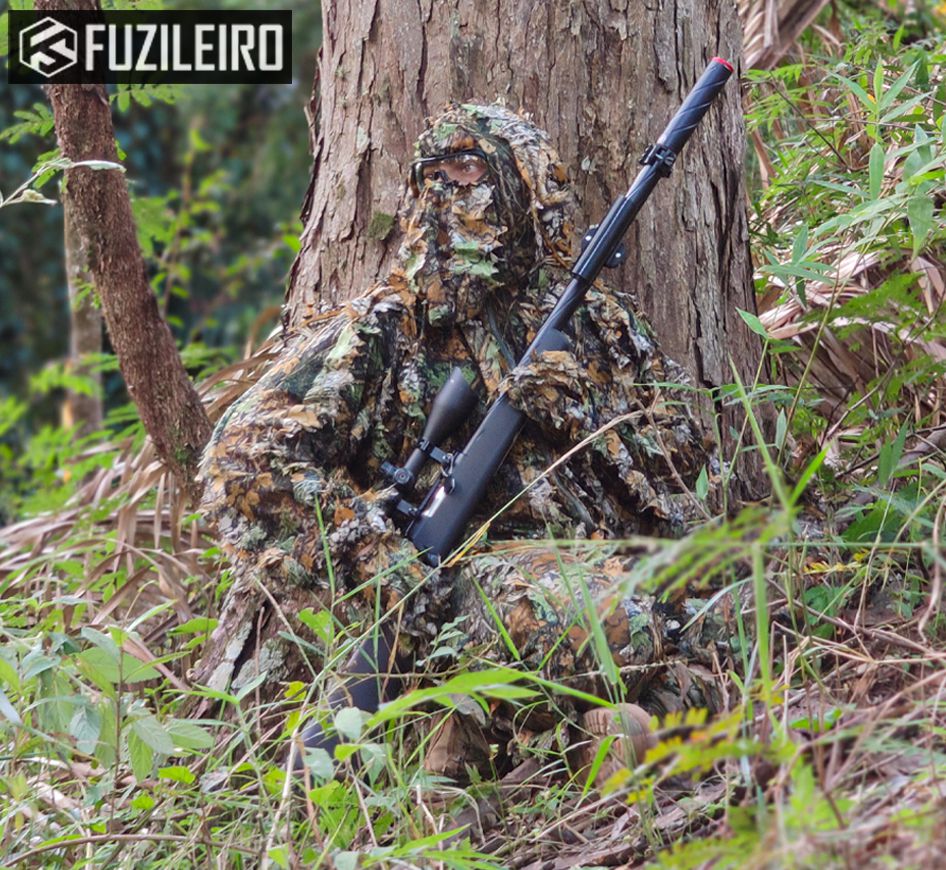 QUASE PISOU EM MIM, SNIPER CAMUFLADO, NEW GHILLIE SUIT, TÁTICA DE GUERRA