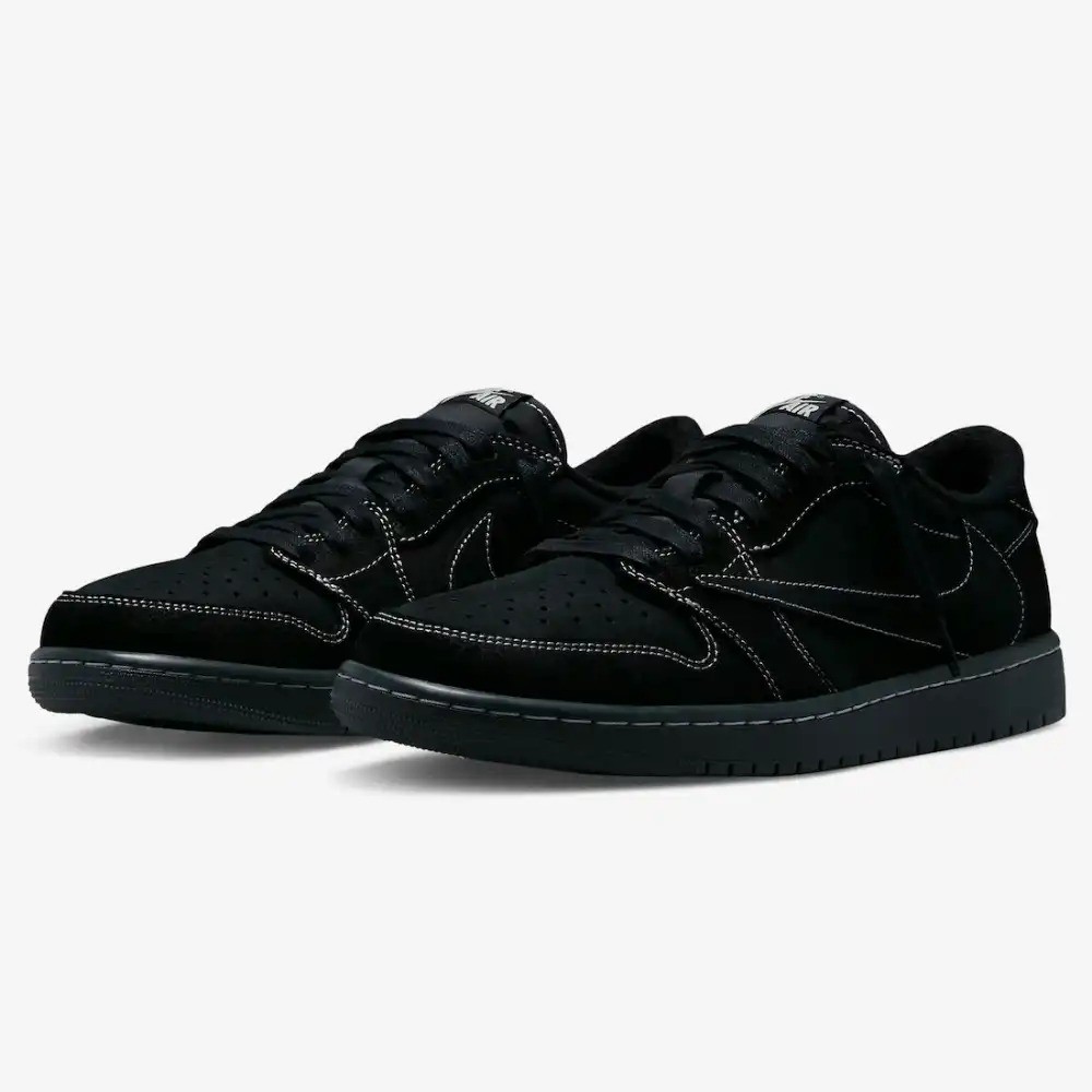 格安即決 x Scott Travis - Low 1 Jordan Air Nike Black Green - Phantom 靴