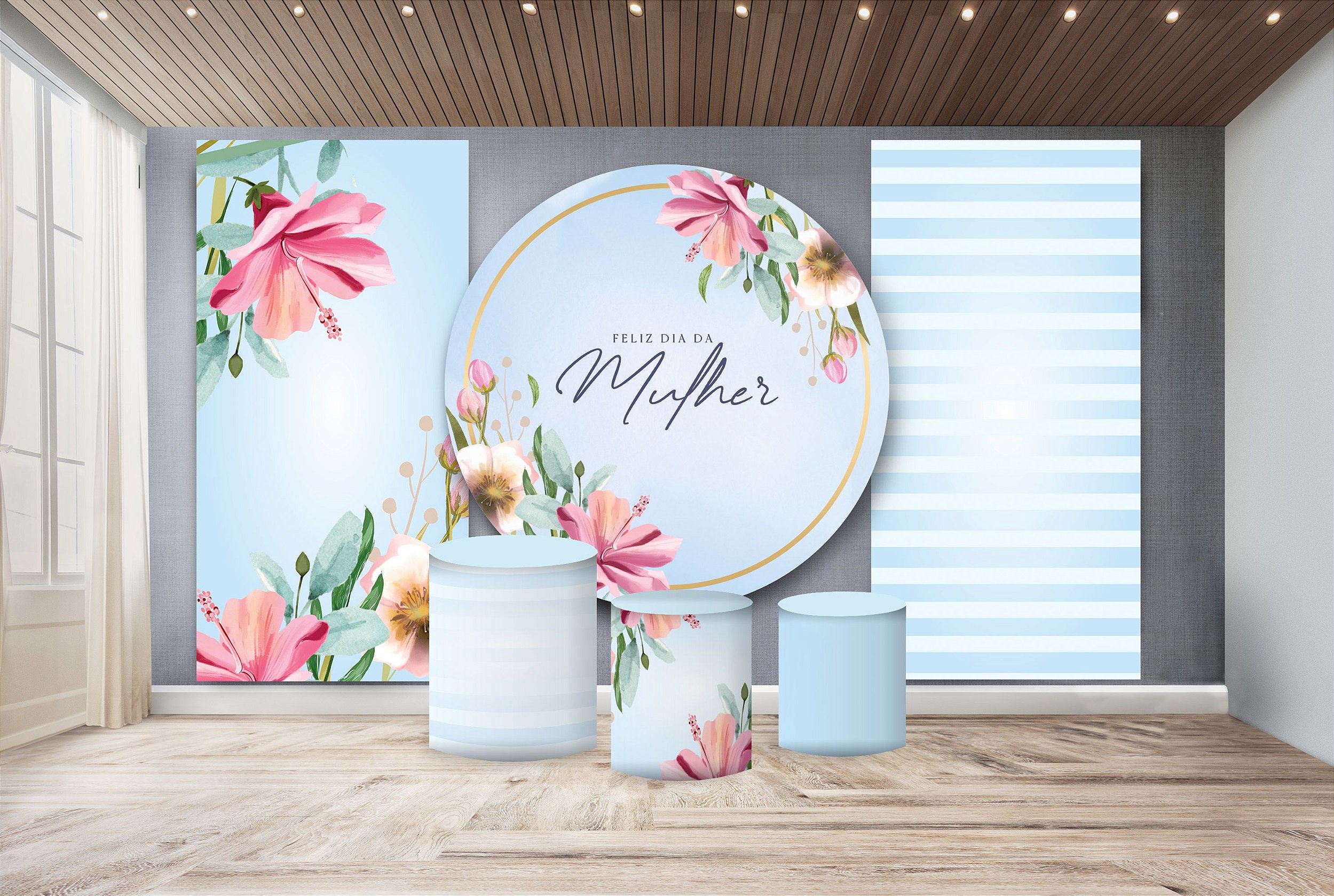 Decoração para culto de irmãs