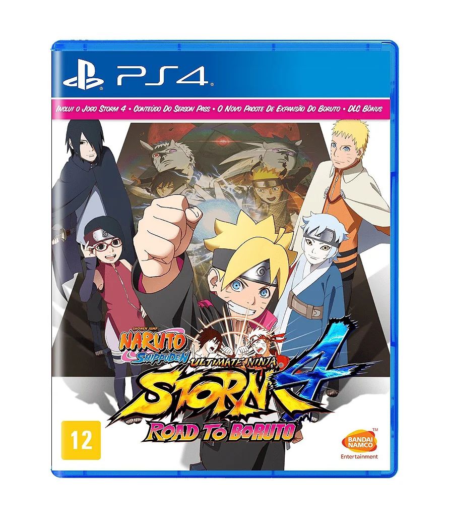 NARUTO SHIPPUDEN ULTIMATE NINJA STORM 4: ROAD TO BORUTO - PS4 - MOOVE GAMES