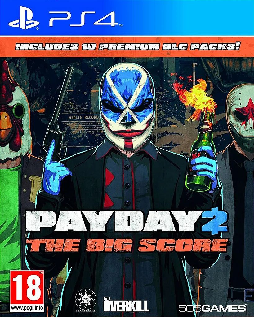 Jogo Payday 2: The Big Score - Playstation 4 - 505 Games