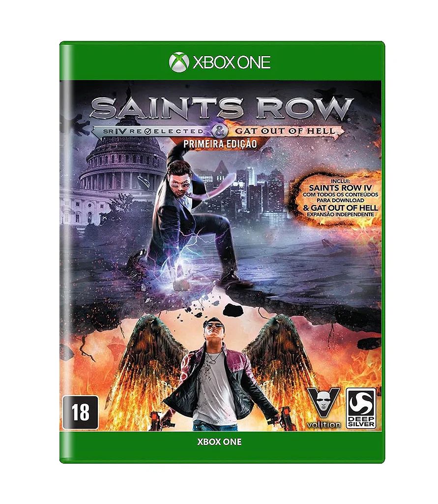 Jogo Saints Row Iv - Gat Out Of Hell - Xbox One - Deep Silver