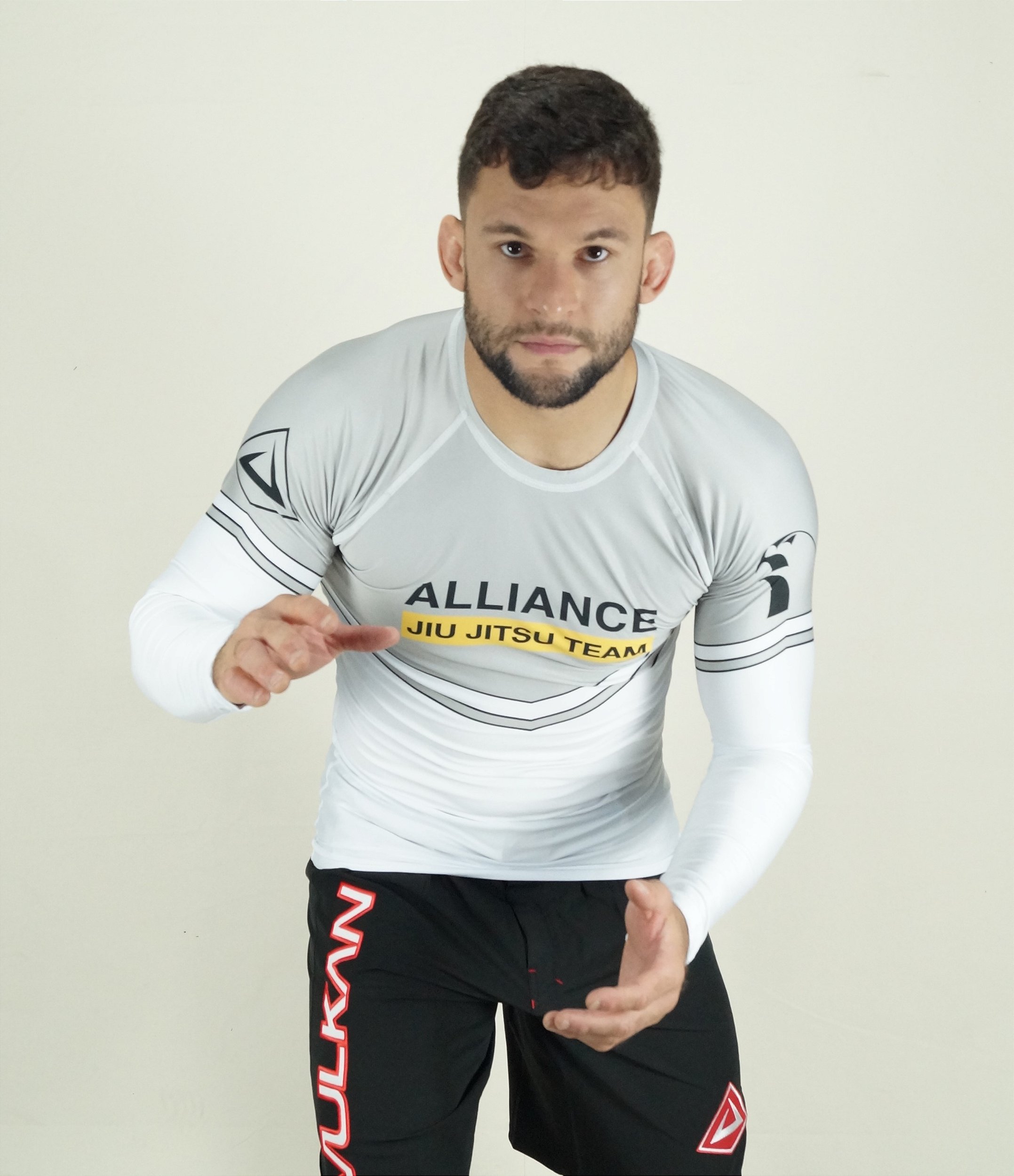 Rash Guard para Jiu Jitsu Alliance Vulkan Fight Company Kimono Jiu Jitsu com o melhor custo