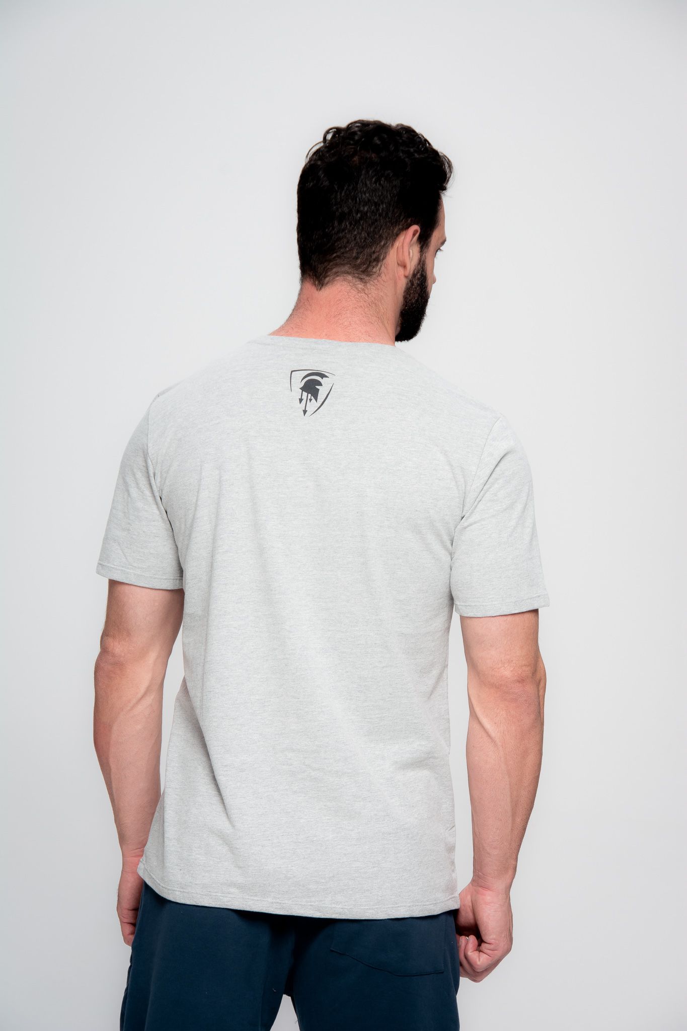 Urban Backwoods Spartan Motto Long Sleeve T-Shirt De Manga White
