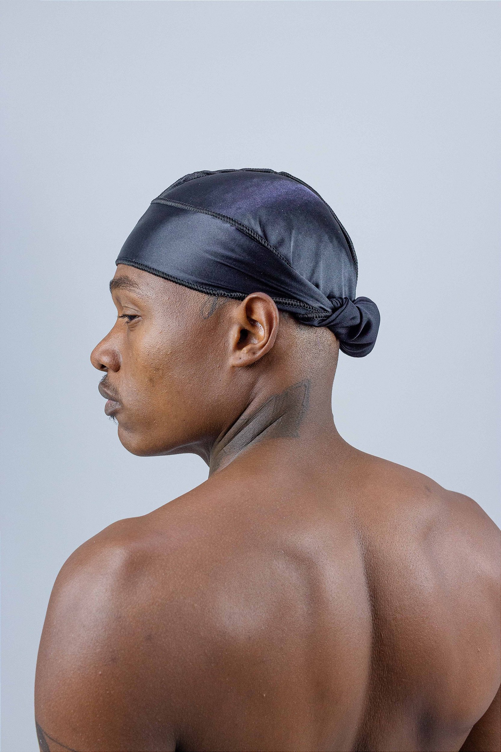 Bandana Durag Cetim Silky Preta TUG Brasil Original Durags