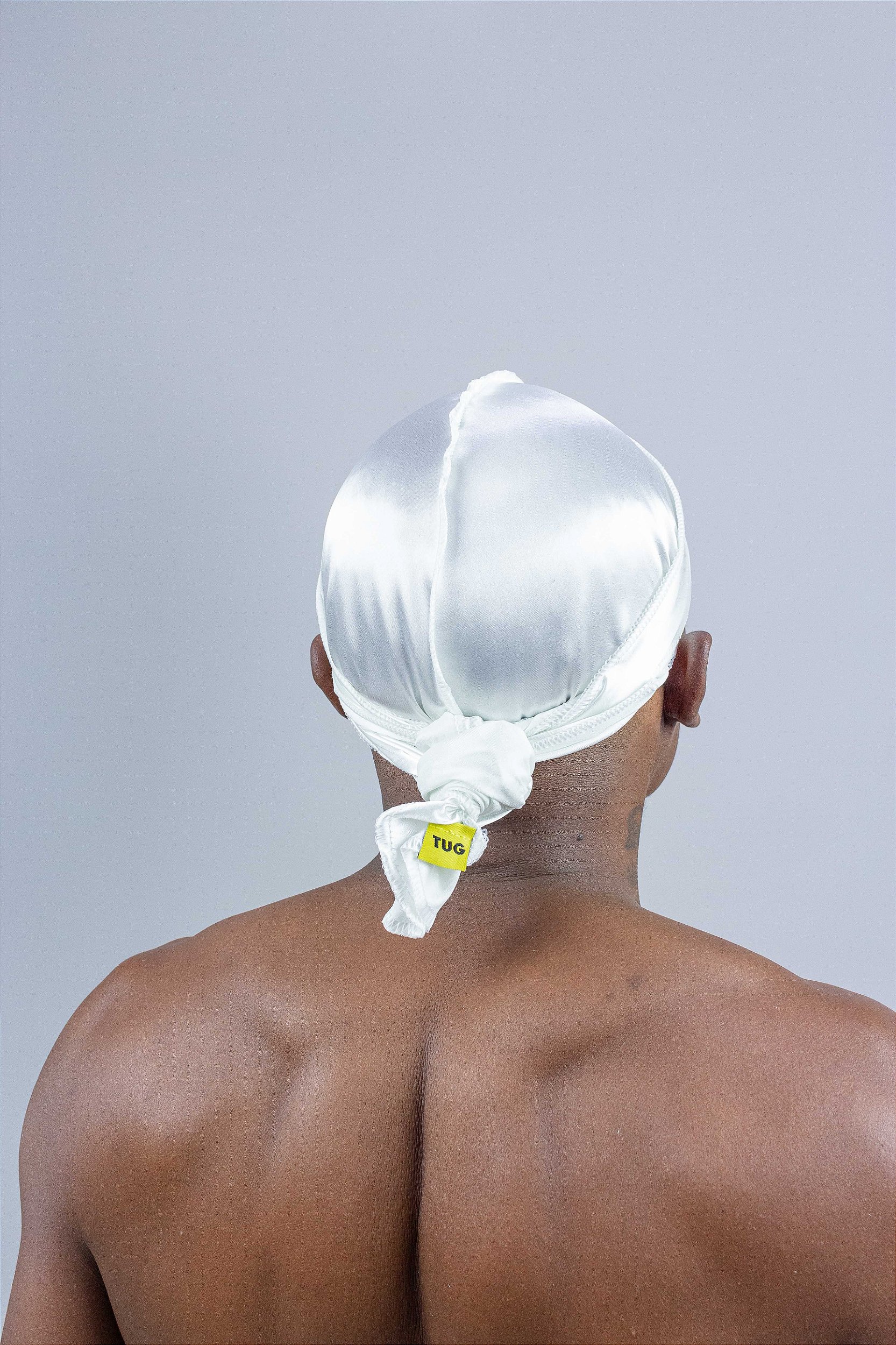 Bandana Durag Cetim Silky Branca TUG Brasil Original Durags