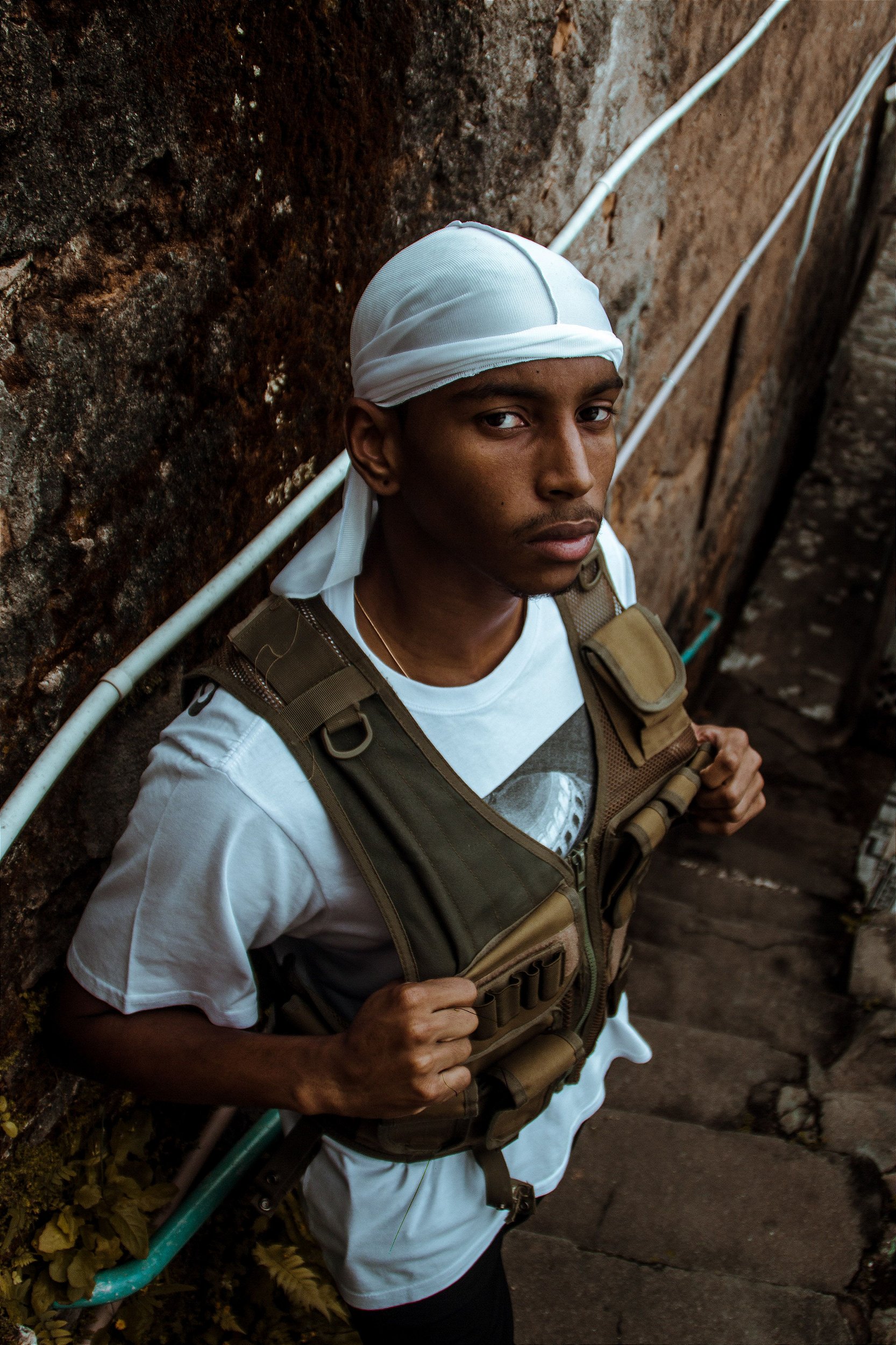 Bandana Durag Tradicional Branca TUG Brasil Original TUG Brasil Original Durags