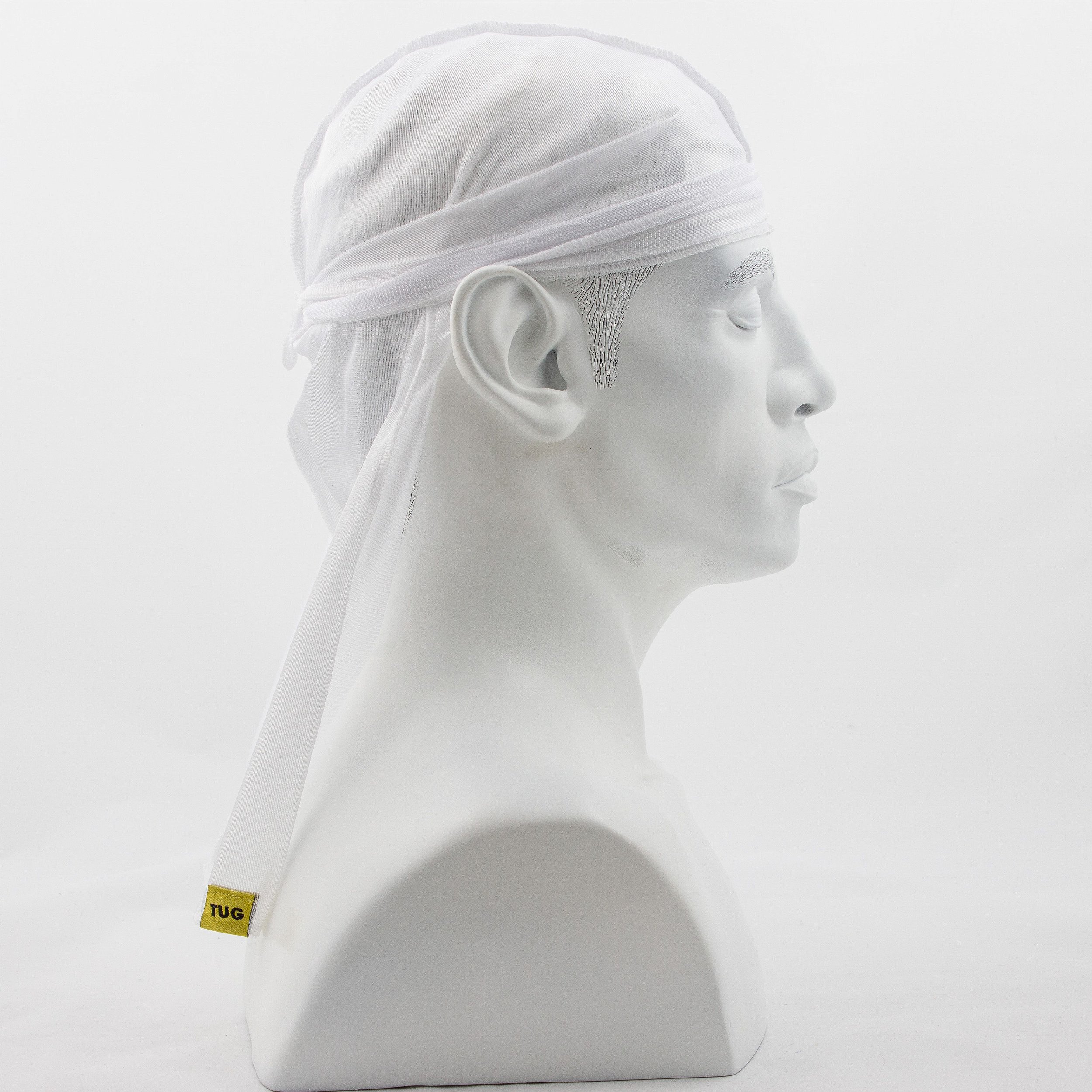 Bandana Durag Tradicional Branca TUG Brasil Original TUG Brasil Original Durags
