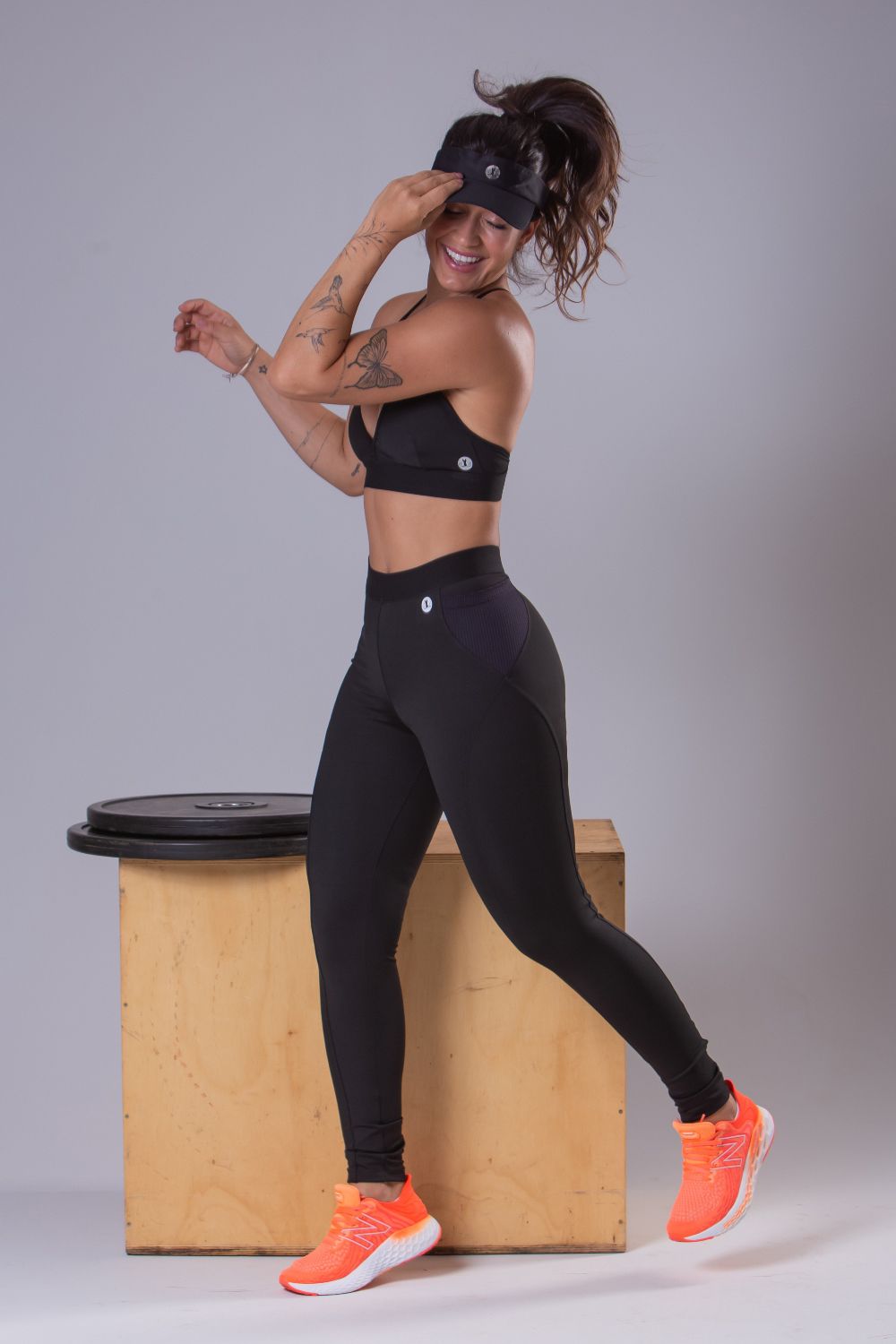 Calça Fitness Feminina Preta - Dama Concept Gym