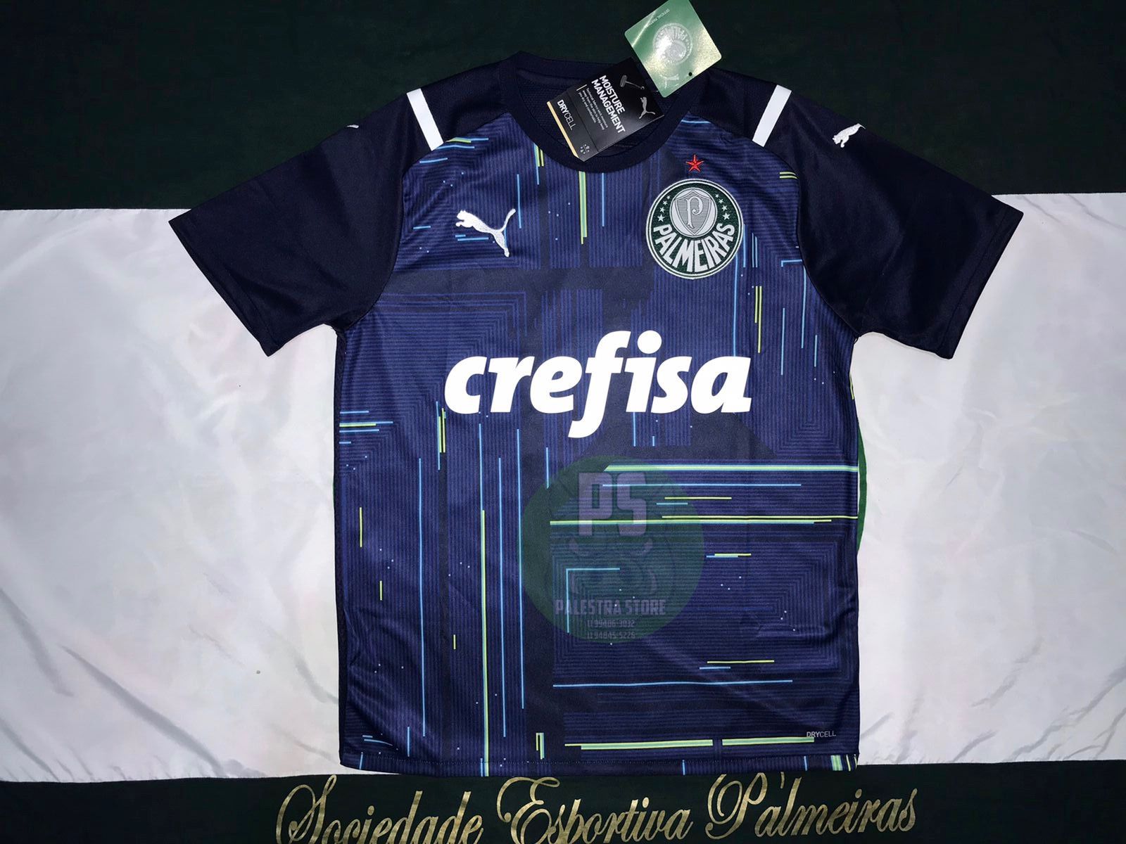 Camisa azul on sale puma palmeiras