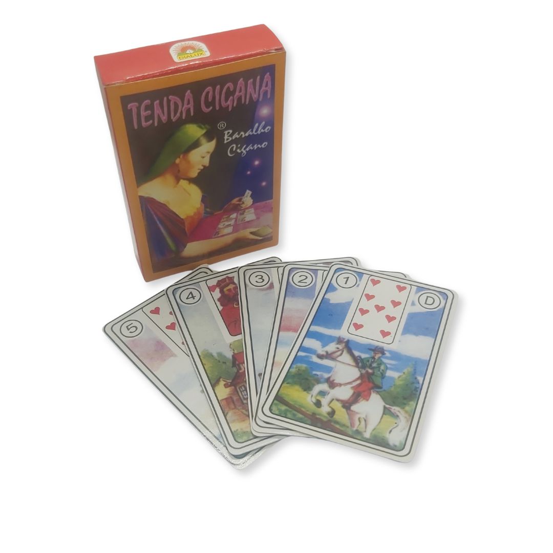 Tarot Baralho Cigano Da Sorte C/ Manual Com Manual (oferta)