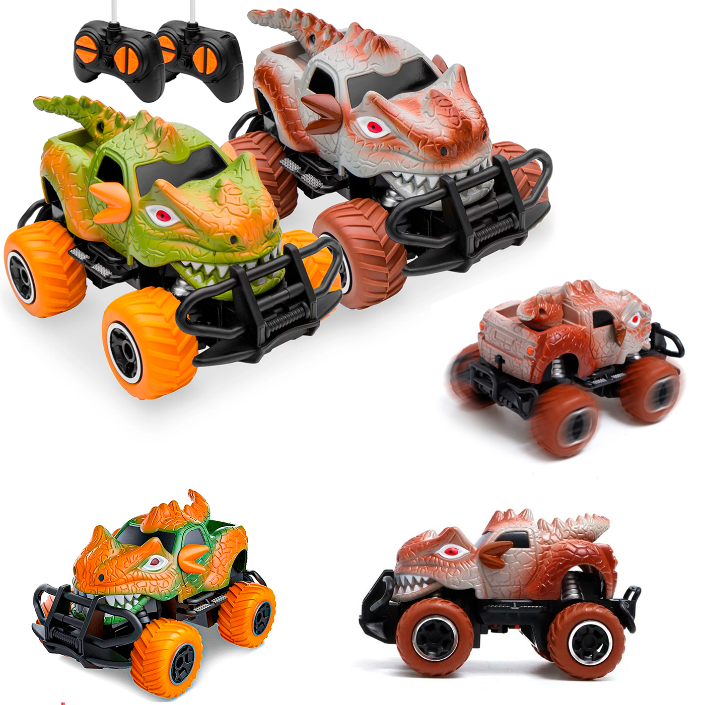 Dinossauro Brinquedo Rc Monster Truck Toy 2.4 Ghz Controle Remoto