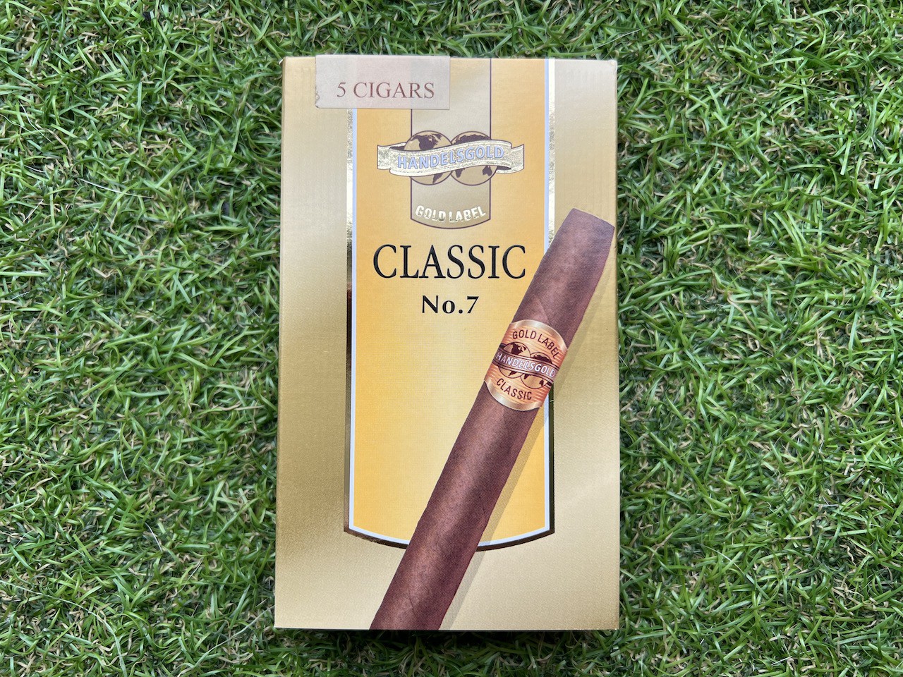 Charuto Handelsgold Nº 7 Classic - Petaca com 5 - PipeSmoking360