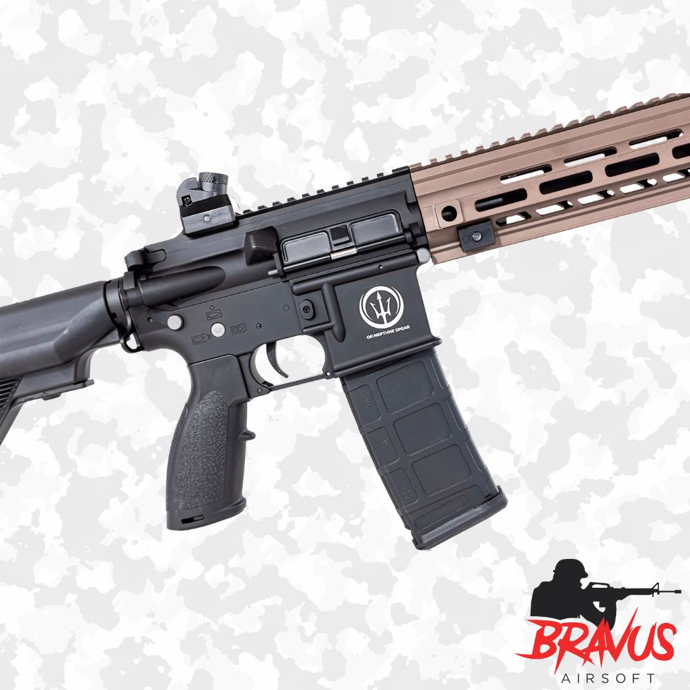 RIFLE AIRSOFT AR15 NEPTUNE 9” DEVGRU - ROSSI - BRAVUS AIRSOFT - A ...