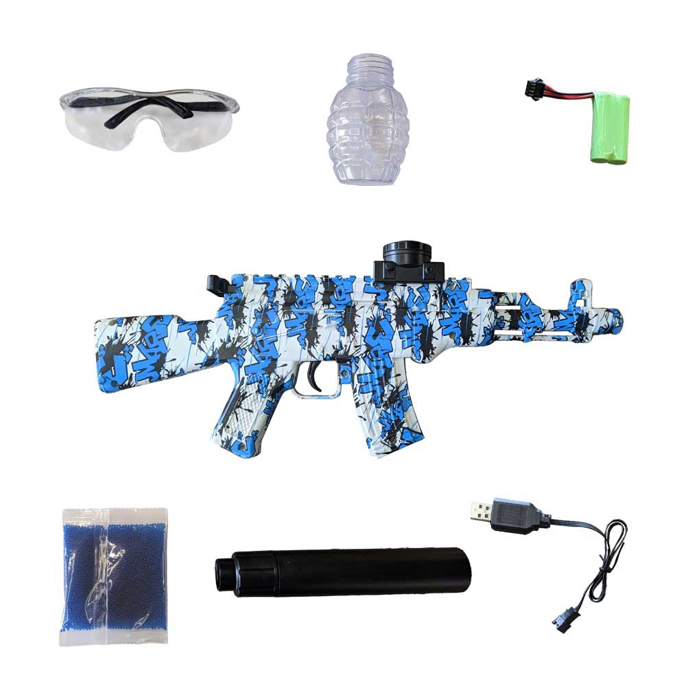 Arminha Bolinha Gel Automática Arma Brinquedo Rifle Elétrico