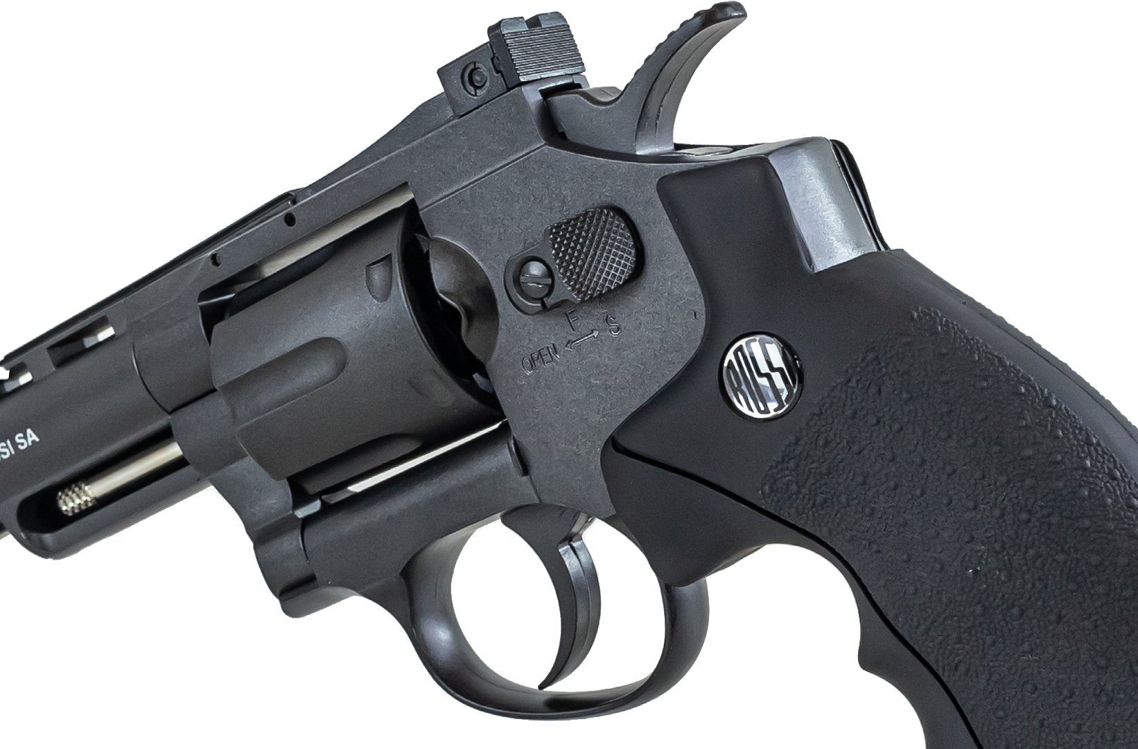 Wingun Revolver REVOLVER DE PRESSÃO WINGUN METAL 701 4POL CO2 4,5mm + MALETA PLÁSTICA ...