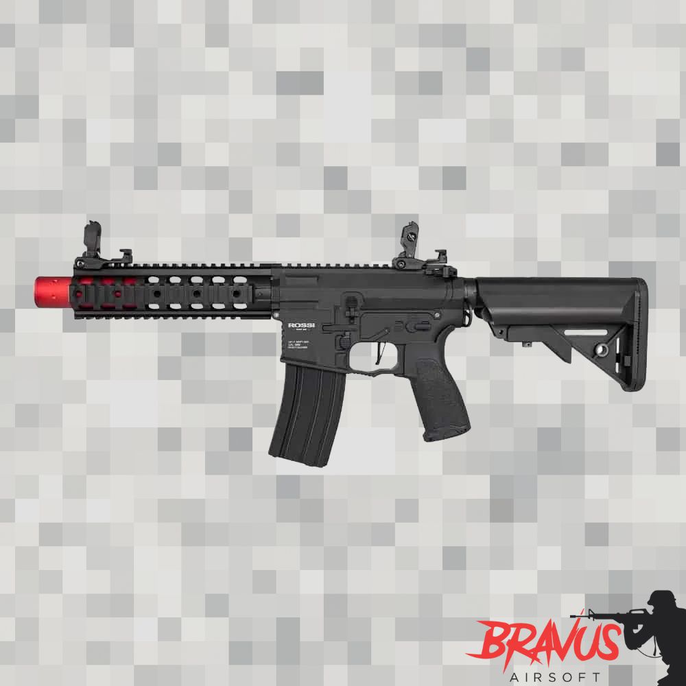 RIFLE AIRSOFT NEPTUNE 8" SD M4-AR 15 AEG - ROSSI - BRAVUS AIRSOFT - A ...