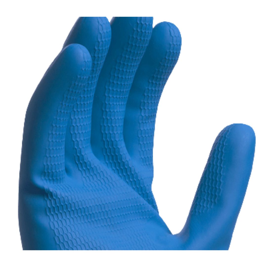Luva Láttex Silver Azul Handex C.A 47063 – Proteção e Conforto