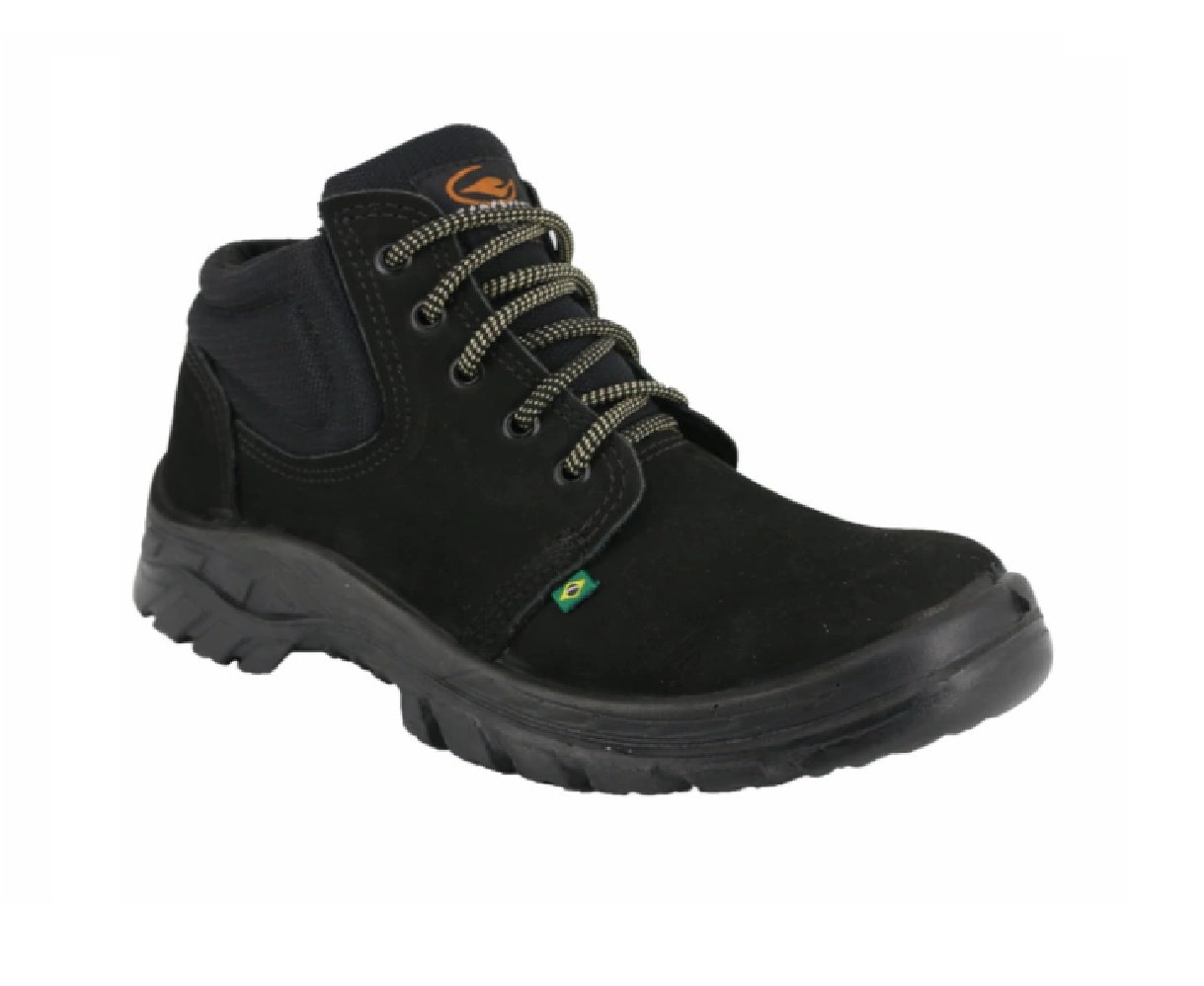 Bota de Segurança EcoSafety PS139-AP com Bico de PVC - Leve e
