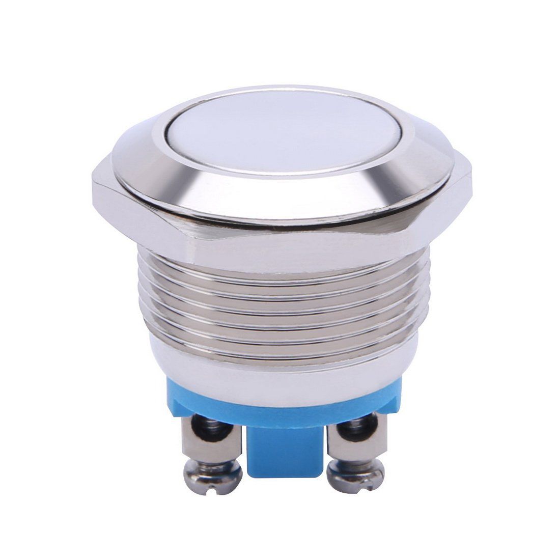 Botão de Inox Pulso 19mm acionamento momentâneo - ON ELETRICA ...