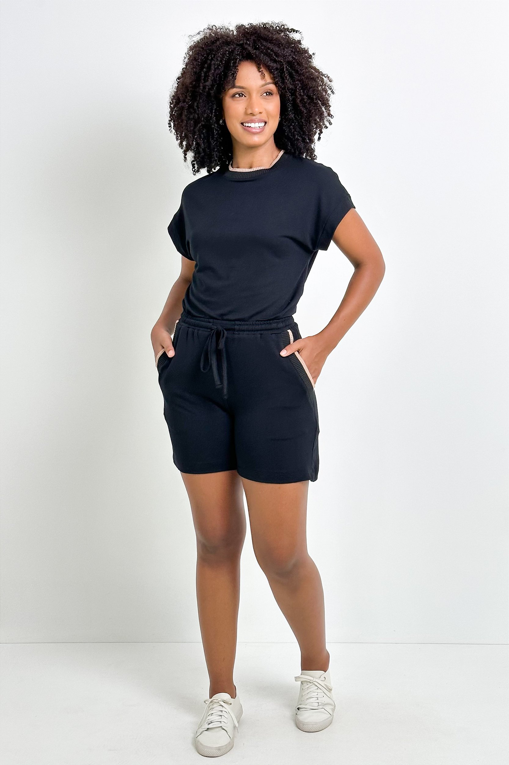 Blusa Básica Viscose Decote V - Zás! Loja