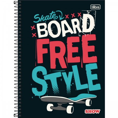 CADERNO ESPIRAL CAPA DURA UNIVERSITÁRIO 10 MATÉRIAS SHOW MASCULINO 160 ...