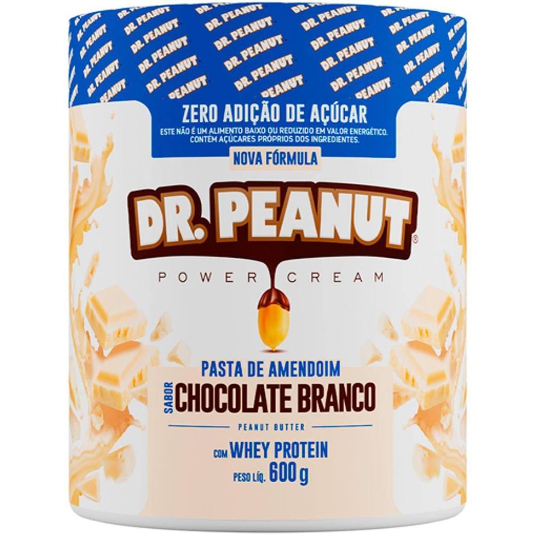 DR. PEANUT PASTA DE AMENDOIM 650 GRAMAS - CHOCOLATE BRANCO