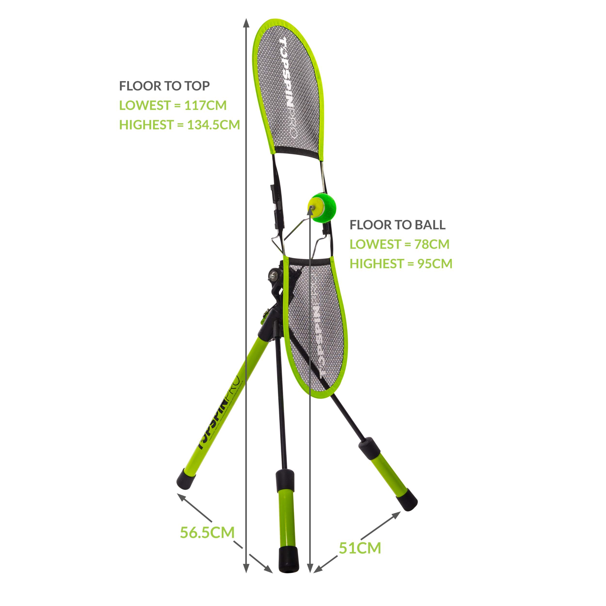 Top Spin Pro トップスピンプロ Aparelho para treino de Tennis TopSpinPRO - 5Imports