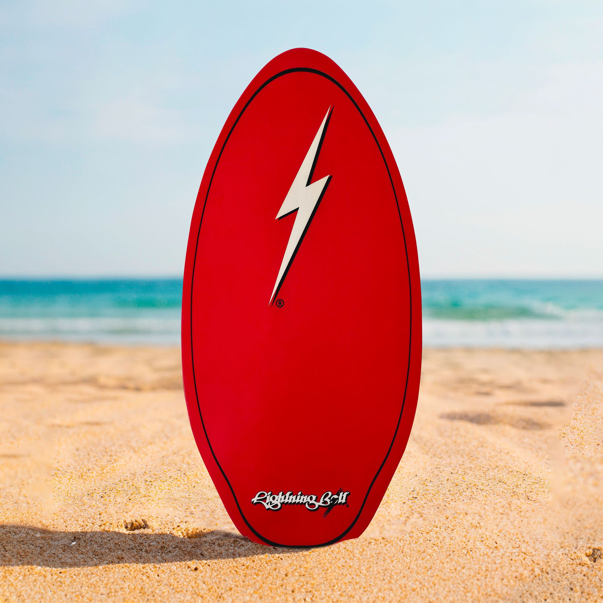 Prancha Skimboard Lightning Bolt Vermelha - 5Imports
