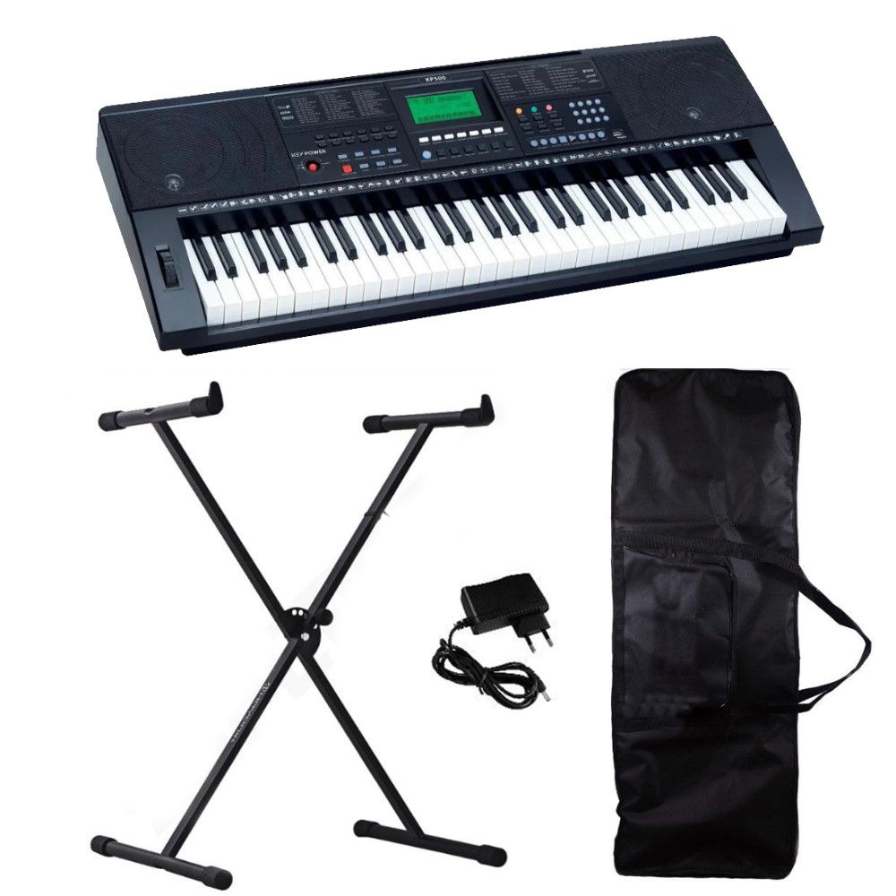 Kit Completo Teclado Musical Key Power 100