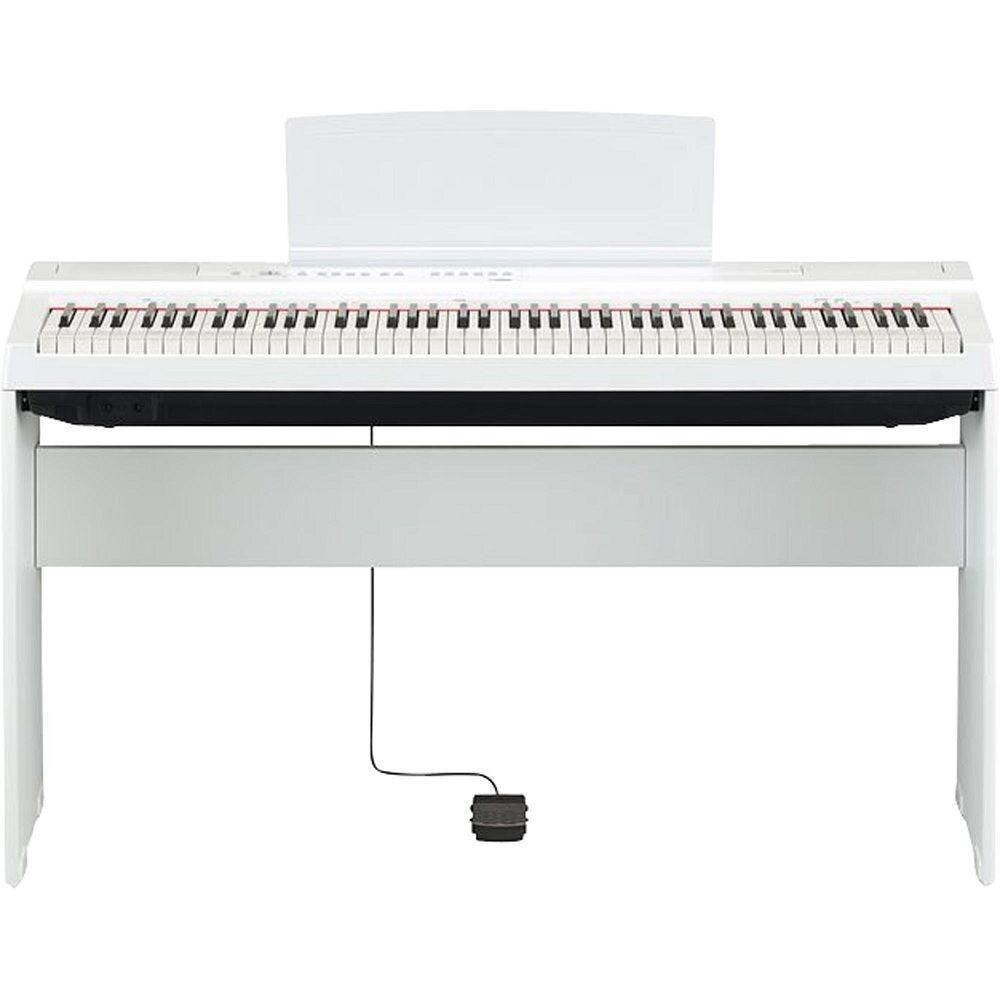 Estante p/ Piano Yamaha P125 móvel de madeira branca Opus - Loja de  Instrumentos Musicais São Bernardo do Campo| Instrumentos musicais em SBC