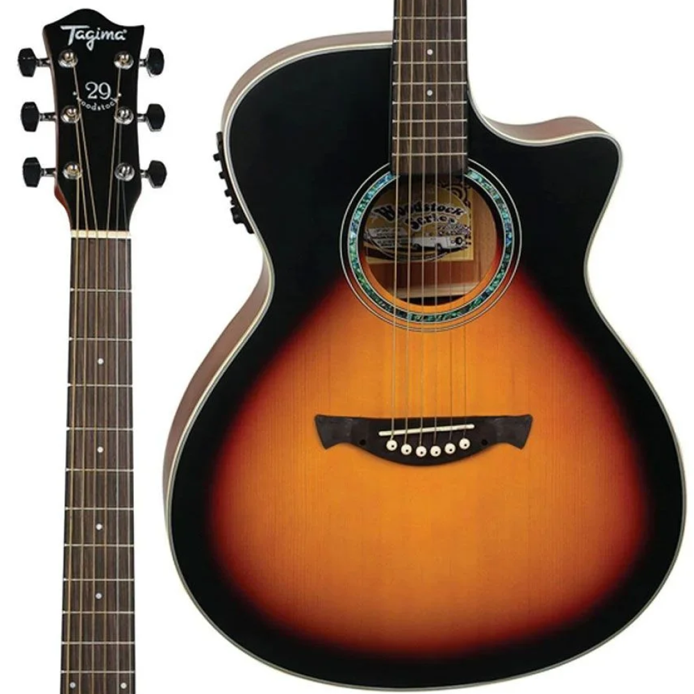 Violão Tagima Tw29 Medium Jumbo DSB Sunburst - Loja de Instrumentos ...