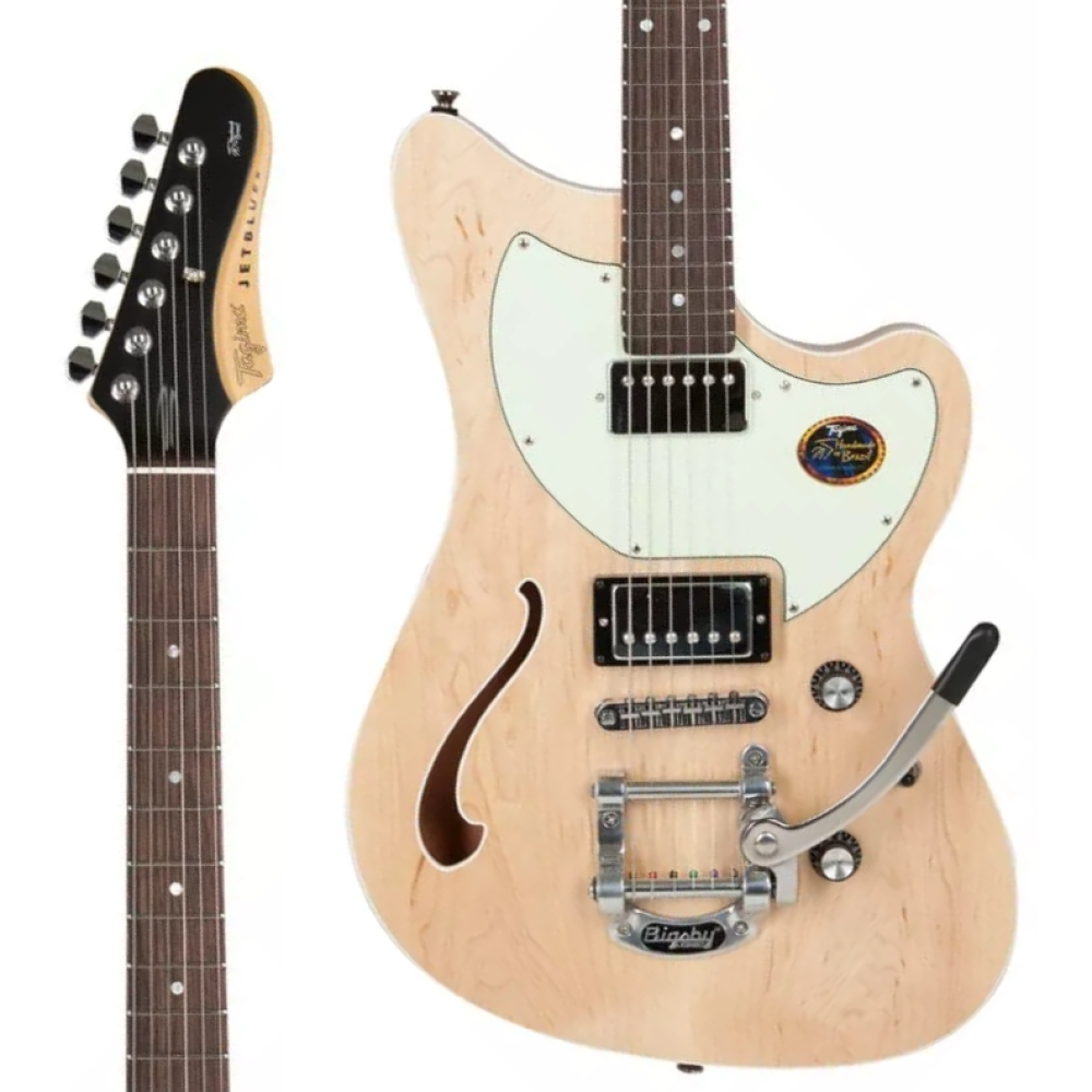 Guitarra Tagima Jet Blues Deluxe Linha Brasil Semiacústica Natural ...