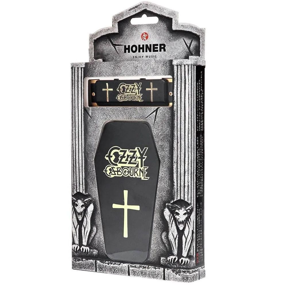 Harmônica Hohner Ozzy Osbourne Gaita Em C Dó M666 Loja de Instrumentos Musicais São Bernardo