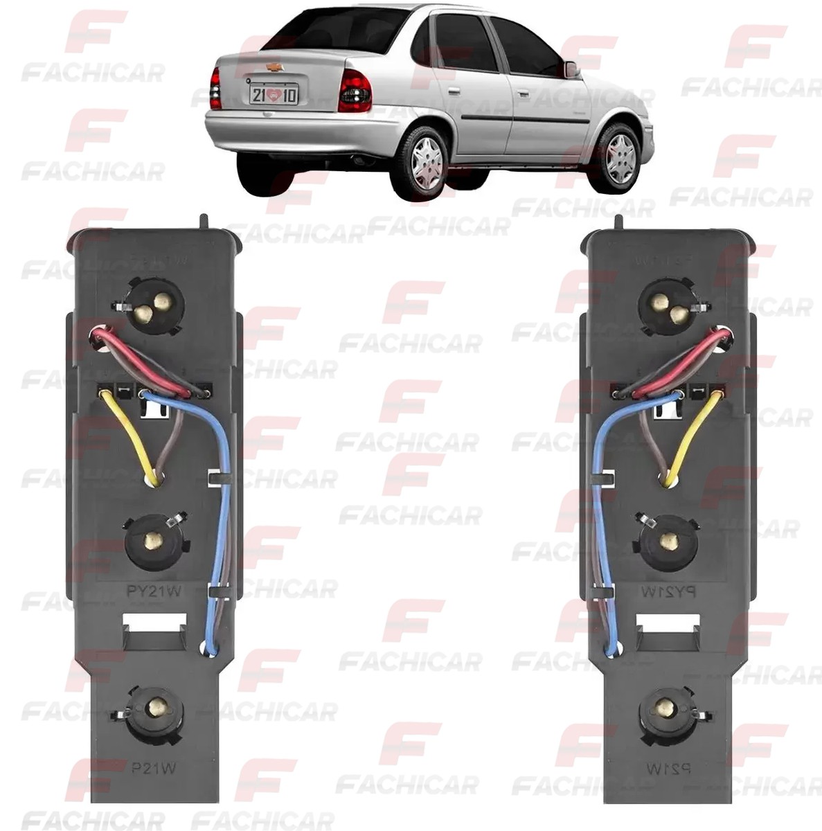 Lanterna Traseira Corsa Sedan 2000 A 2002 Classic 2003 A 2010 Fumê