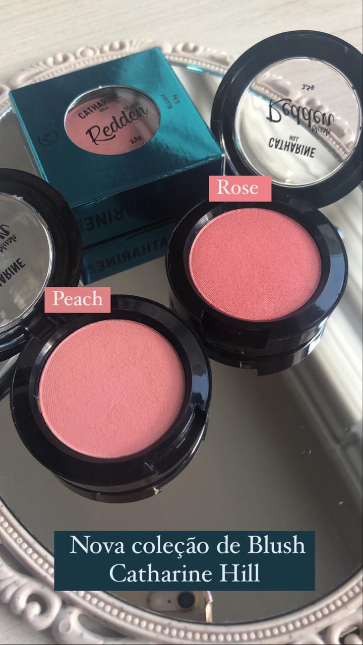 Blush de Alta Fixação Redden - Catharine Hill - COR: ROSE - BLESSED STORE -  MAQUIAGEM - NACIONAIS E IMPORTADAS