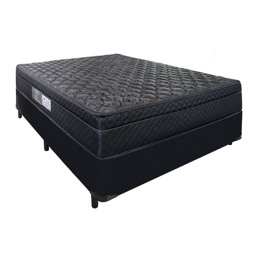 Cama Box Casal Colch o Portobel De Mola Arezzo Black Light