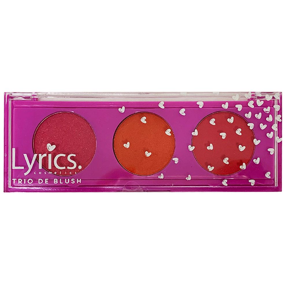 Paleta Trio de Blush Lyrics maquiagem Maquiagem Virtual Makes e