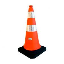 Cone de Sinalização 75cm com base de borracha - Macservice ...