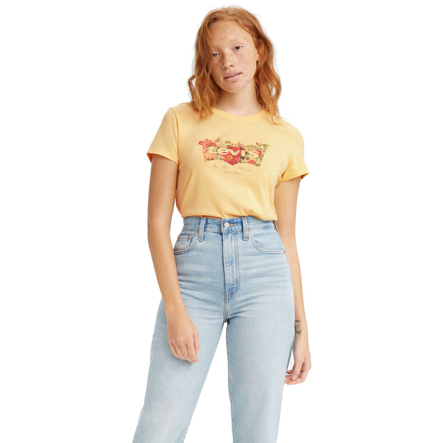 Camiseta Levis Essencial Nature Amarela - Carmesin Store