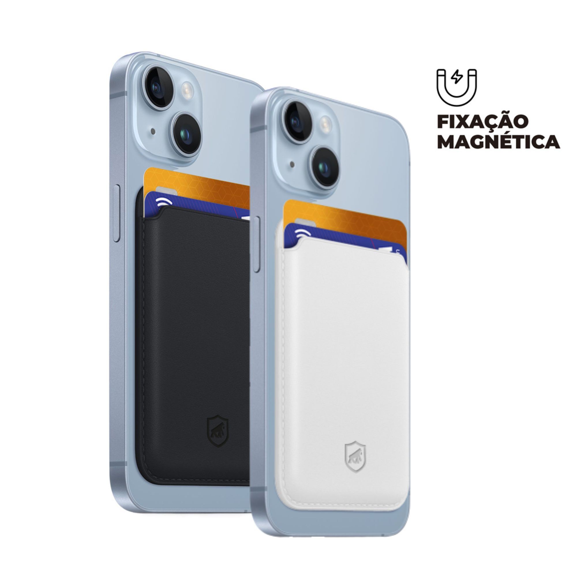 Porta-Cartões Magnético Minisopuru Para MagSafe - Preto Compacto Para IPhone